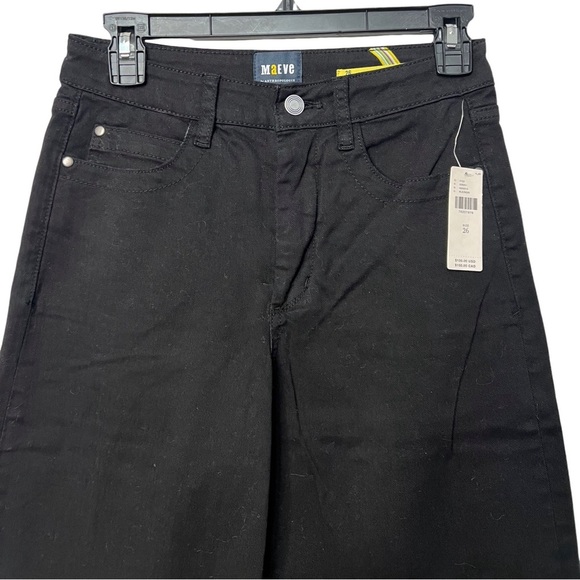 Anthropologie Maeve Lily Wide Leg Jean Black Size26 NWT - Picture 4 of 9